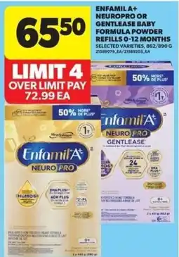 Real Canadian Superstore Enfamil Neuro Pro baby formula powder refills offer