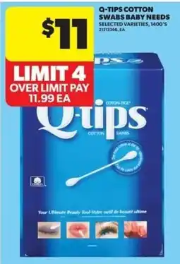 Real Canadian Superstore Q-tips cotton swabs baby needs offer