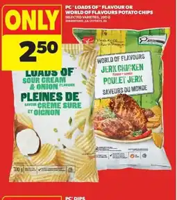 Real Canadian Superstore PC loads of flavour potato chips offer