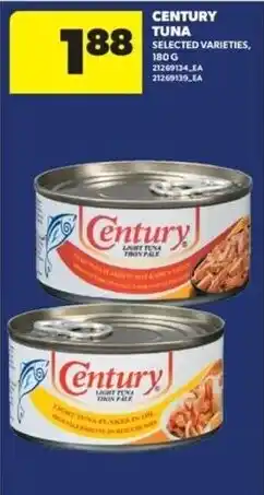 Real Canadian Superstore Century tuna selected varieties offer