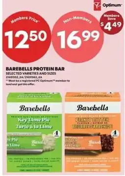 Real Canadian Superstore Barebells protein bar offer