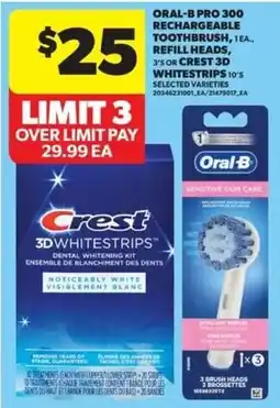 Real Canadian Superstore Oral-B pro 300 rechargeable toothbrush offer