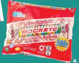 Rexall rockets candy rolls offer