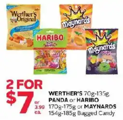 Rexall Werther's panda or haribo maynards offer