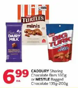 Rexall Cadbury Sharing Chocolate Bars or Nestle Bagged Chocolate offer