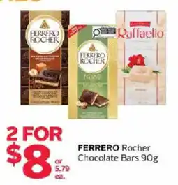 Rexall Ferrero Rocher Chocolate Bars offer