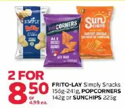 Rexall Frito-Lay Simply Snacks Popcorners Sunchips offer