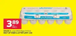 Rexall Burnbrae Grade A Large White Eggs offer