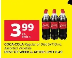 Rexall Coca-cola regular or diet assorted varieties offer