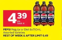 Rexall Pepsi Regular or Diet offer