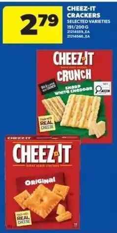 Real Canadian Superstore Cheez-it crackers selected varieties offer