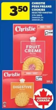 Real Canadian Superstore Christie fruit creme biscuits offer