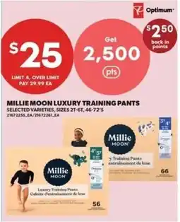Real Canadian Superstore Millie Moon luxury training pants offer