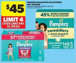 Real Canadian Superstore Pampers swaddlers or cruisers offer