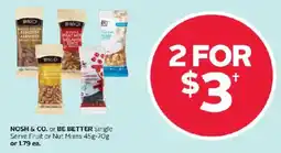 Rexall Nosh & Co. or Be Better Single Serve Fruit or Nut Mixes offer
