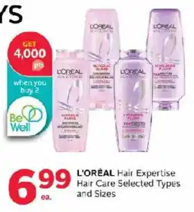 Rexall L'Oréal Hair Expertise Hair Care Selected Types and Sizes offer