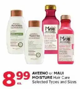 Rexall Aveeno or Maui Moisture Hair Care offer