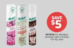 Rexall Batiste Dry Shampoo offer
