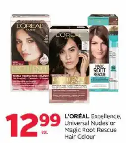 Rexall L'Oréal Excellence, Universal Nudes or Magic Root Rescue Hair Colour offer