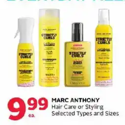 Rexall Marc Anthony Hair Care or Styling offer