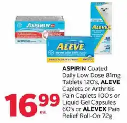 Rexall aspirin aleve aleve offer