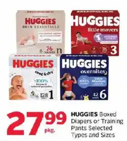 Rexall Huggies Boxed Diapers or Training Pants offer