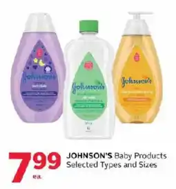 Rexall Johnson's baby products offer