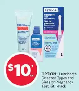 Rexall Option+ Lubricants offer