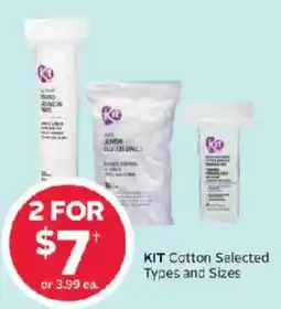 Rexall Kit cotton selected types and sizes offer