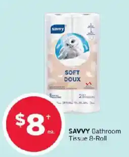Rexall Savvy Bathroom Tissue 8-Roll offer
