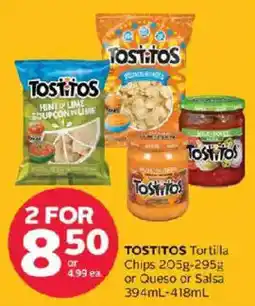 Rexall Tostitos Tortilla Chips offer
