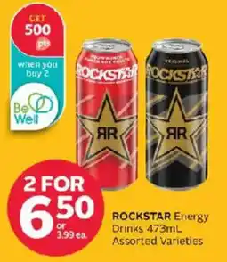 Rexall Rockstar Energy Drinks offer