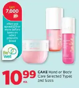Rexall Cake Hand or Body Care Selected Types and Sizes offer