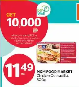 Rexall M&M Food Market Chicken Quesadillas offer