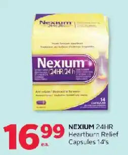 Rexall Nexium 24HR Heartburn Relief Capsules offer