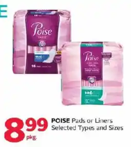 Rexall Poise Pads or Liners offer