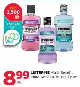 Rexall Listerine Multi-Benefit Mouthwash offer