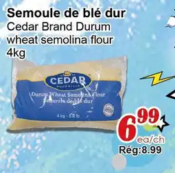 Marche C&T Cedar Brand Durum wheat semolina flour offer