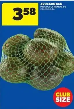 Wholesale Club Avocado bag offer