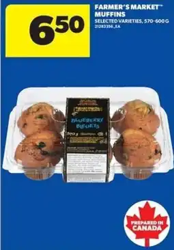 Wholesale Club Farmer's Market muffins offer
