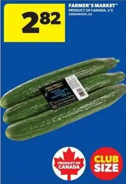 Wholesale Club Farmer's Market Cucumbers offer