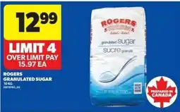 Wholesale Club Rogers granulated sugar offer