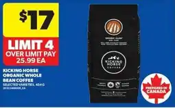 Wholesale Club Kicking Horse organic whole bean coffee offer