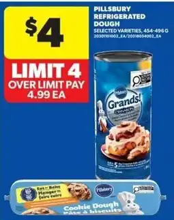 Wholesale Club Pillsbury refrigerated dough offer