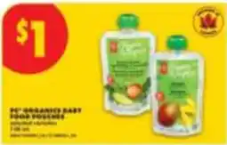 No Frills pc organics baby food pouches offer