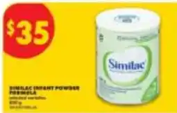 No Frills Similac infant powder formula offer