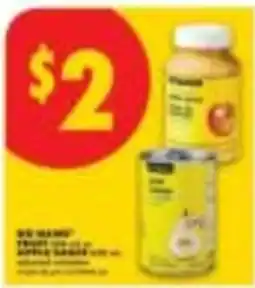 No Frills No Name apple sauce offer
