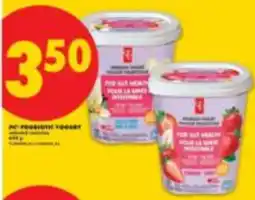 No Frills PC probiotic yogurt offer