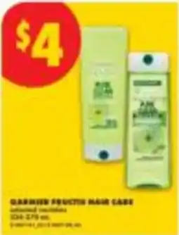 No Frills Garnier Fructis hair care offer