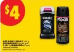 No Frills axe body spray offer